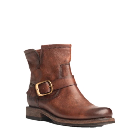 Frye Ladies Veronica Redwood Western Booties New with Box! Size 7 - Picture 9 of 12